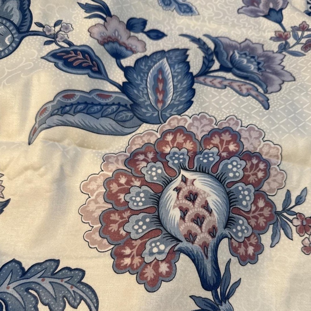 Stanley King Studio Floral Fabric Cottage Vintage 5.5 Yds Waverly Style